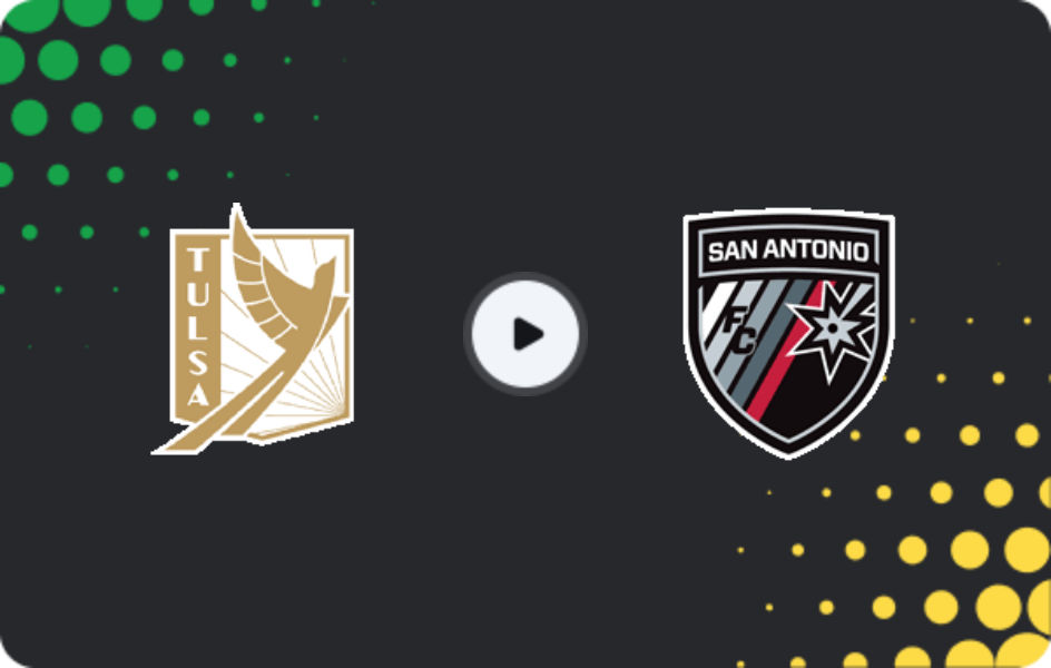 Where to watch FC Tulsa — San Antonio, USL Championship, 14.03.2026