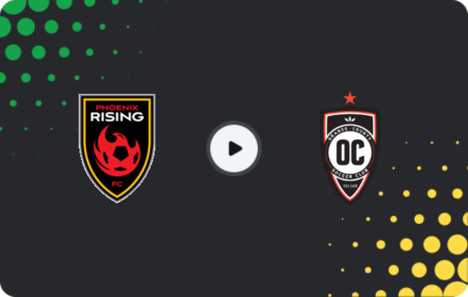Where to watch Phoenix Rising — Orange County SC, USL Championship, 14.03.2026