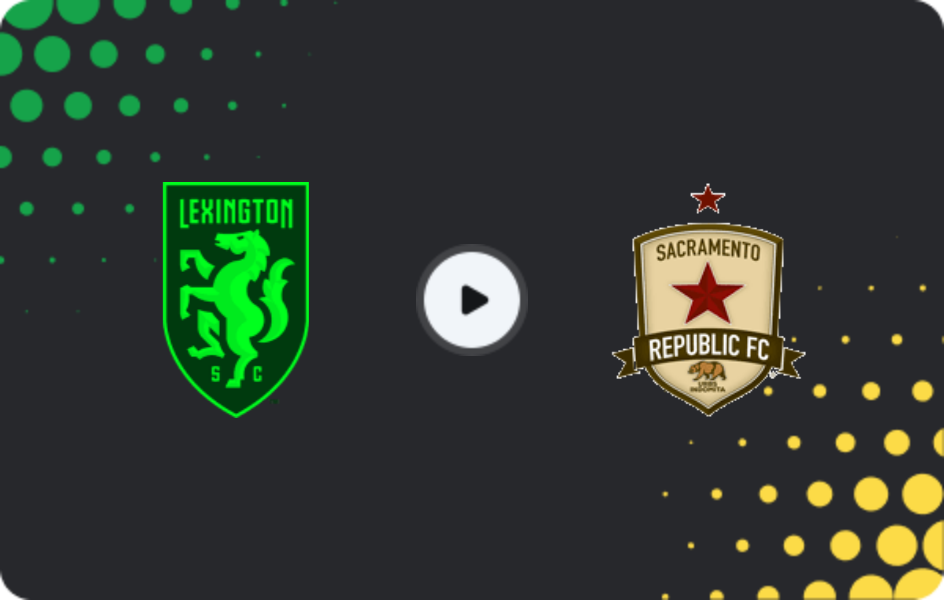 Where to watch Lexington — Sacramento Republic, USL Championship, 14.03.2026