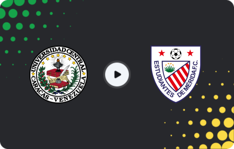 Where to watch Universidad Central — Estudiantes de Merida, Primera División, 14.03.2026