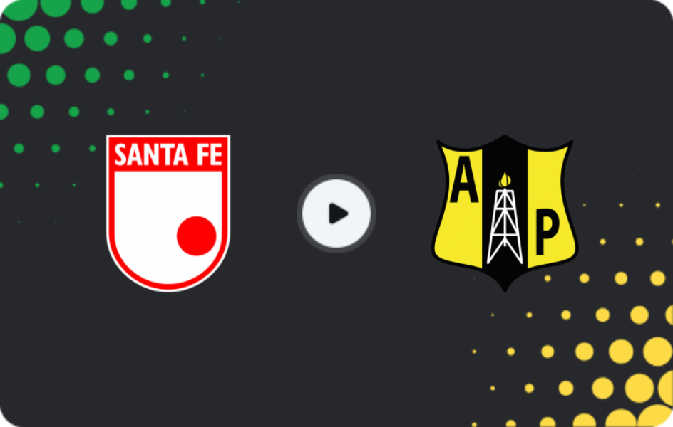 Where to watch Santa Fe — Alianza Petrolera, Primera A, 15.03.2026