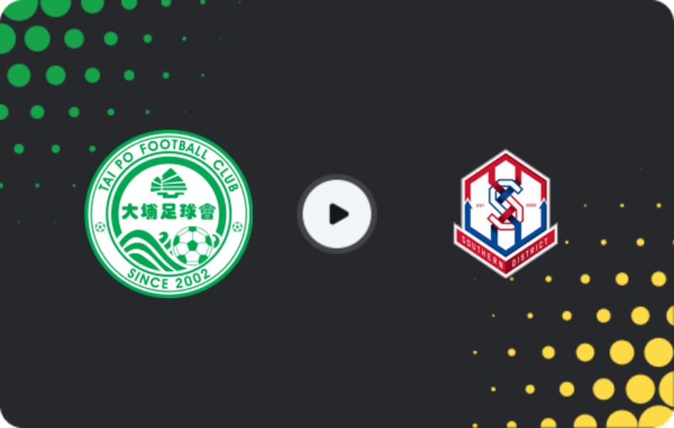 Where to watch Wofoo Tai Po — Southern District, Premier League, 15.03.2026