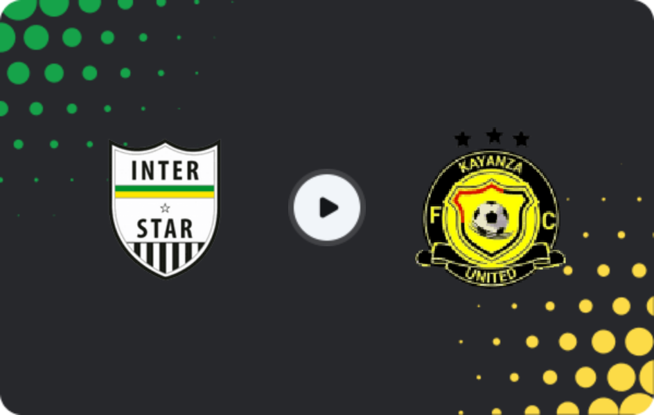 Where to watch Inter Star — Kayanza United, Ligue A, 15.03.2026