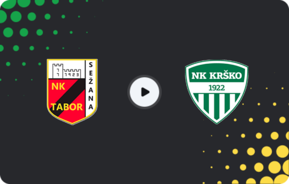 Where to watch Tabor Sežana — Krško, 2. SNL, 15.03.2026