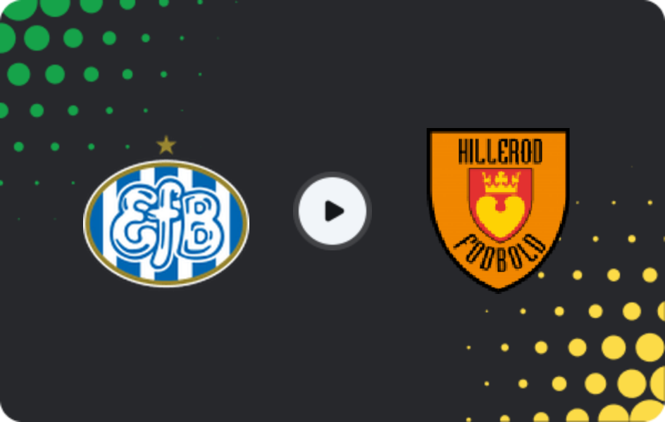 Where to watch Esbjerg — Hillerød, 1. Division, 15.03.2026