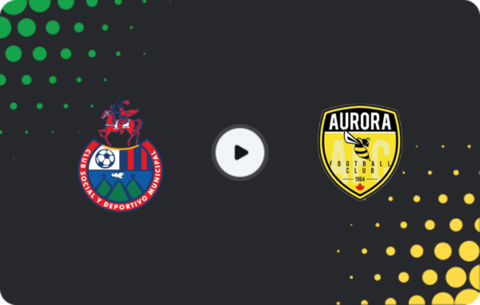 Where to watch Municipal — Aurora, Liga Nacional, 15.03.2026