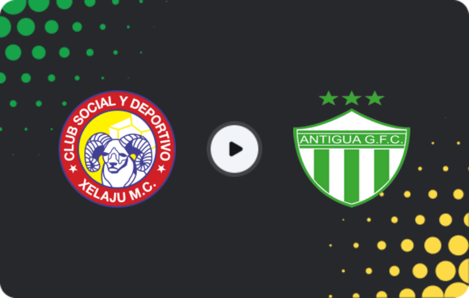 Where to watch Xelajú — Antigua GFC, Liga Nacional, 15.03.2026