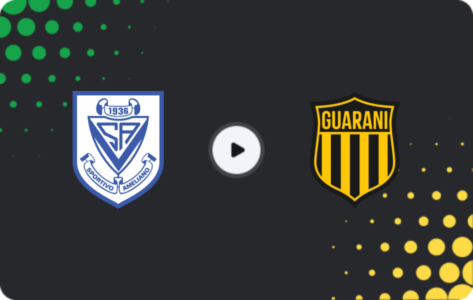 Where to watch Sportivo Ameliano — Guarani, Division Profesional - Apertura, 15.03.2026