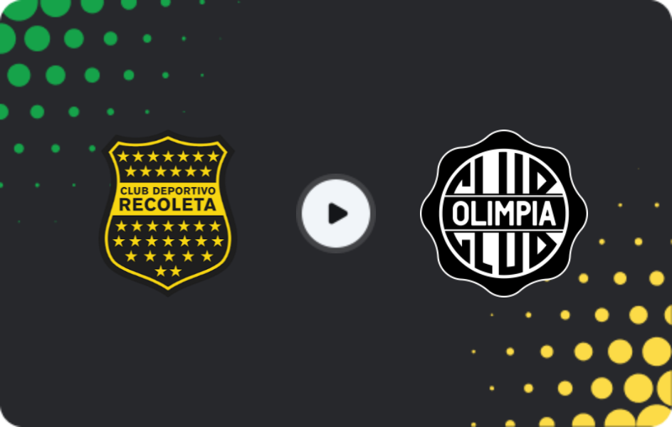 Where to watch Deportivo Recoleta — Olimpia, Division Profesional - Apertura, 15.03.2026