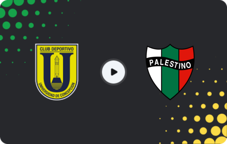 Where to watch Universidad de Concepcion — Palestino, Primera División, 15.03.2026