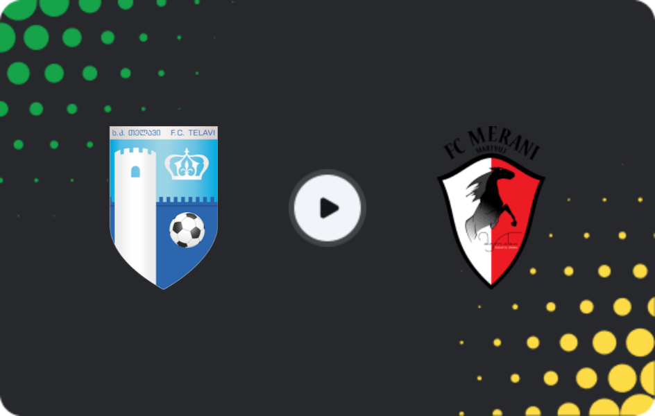 Where to watch Telavi — Merani Martvili, Erovnuli Liga 2, 16.03.2026
