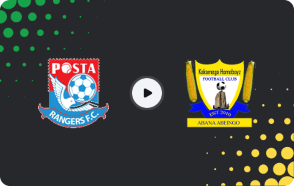 Where to watch Posta Rangers FC — Homeboyz, Premier League, 17.03.2026