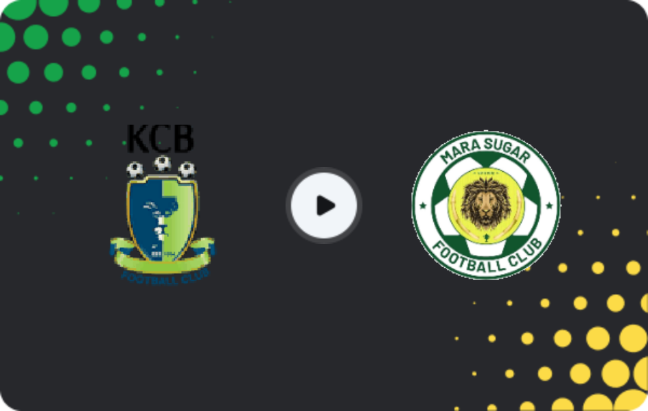 Where to watch KCB — Mara Sugar, Premier League, 18.03.2026