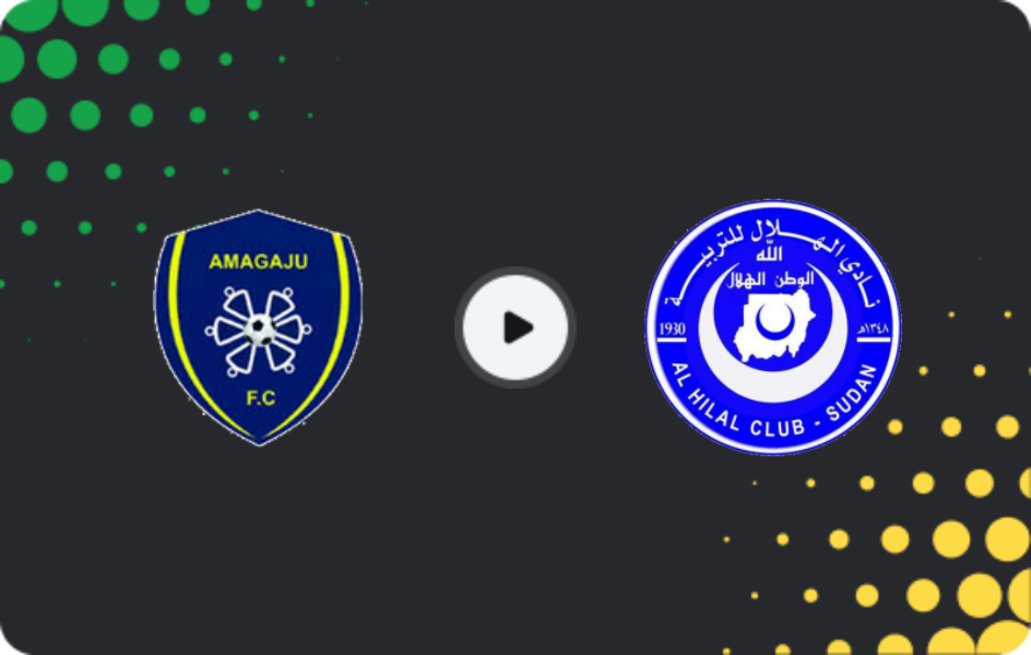 Where to watch Amagaju — Al Hilal Omdurman, National Soccer League, 18.03.2026