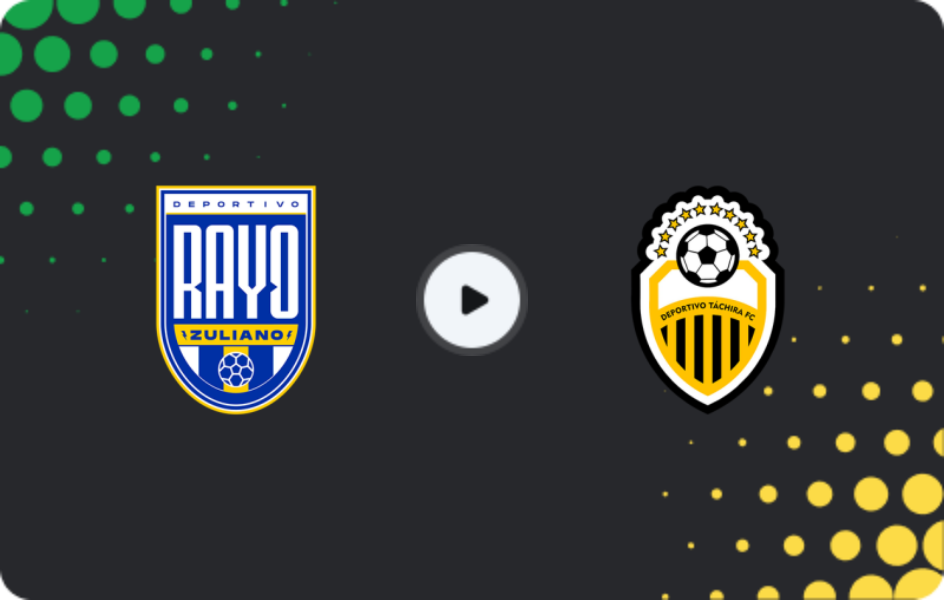 Where to watch Rayo Zuliano — Deportivo Tachira, Primera División, 18.03.2026
