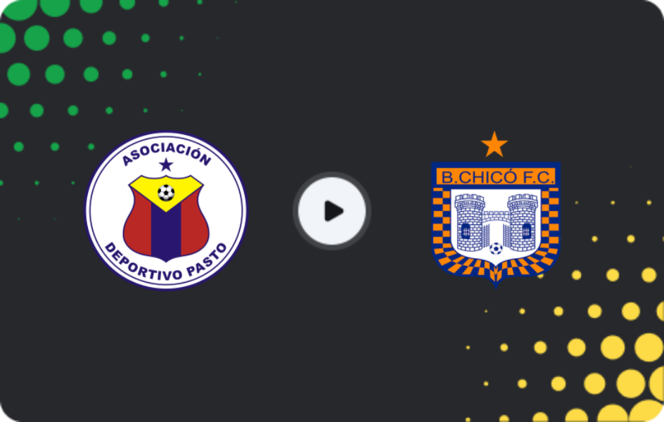 Where to watch Deportivo Pasto — Boyacá Chicó, Primera A, 18.03.2026