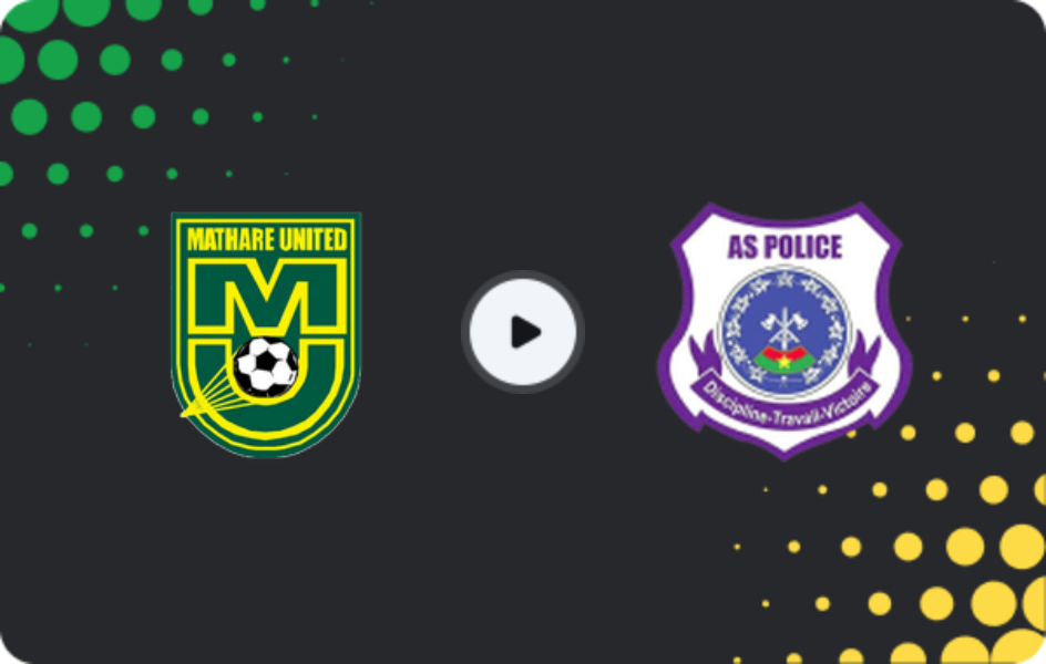 Where to watch Mathare United — Police, Premier League, 19.03.2026