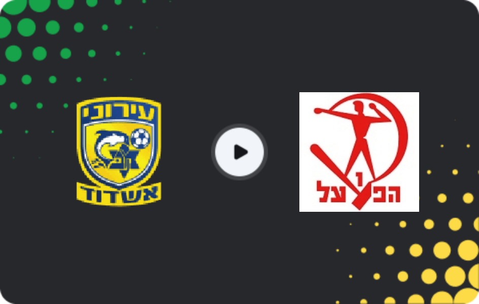 Where to watch Maccabi Ashdod — Hapoel Herzliya, Liga Alef, 20.03.2026