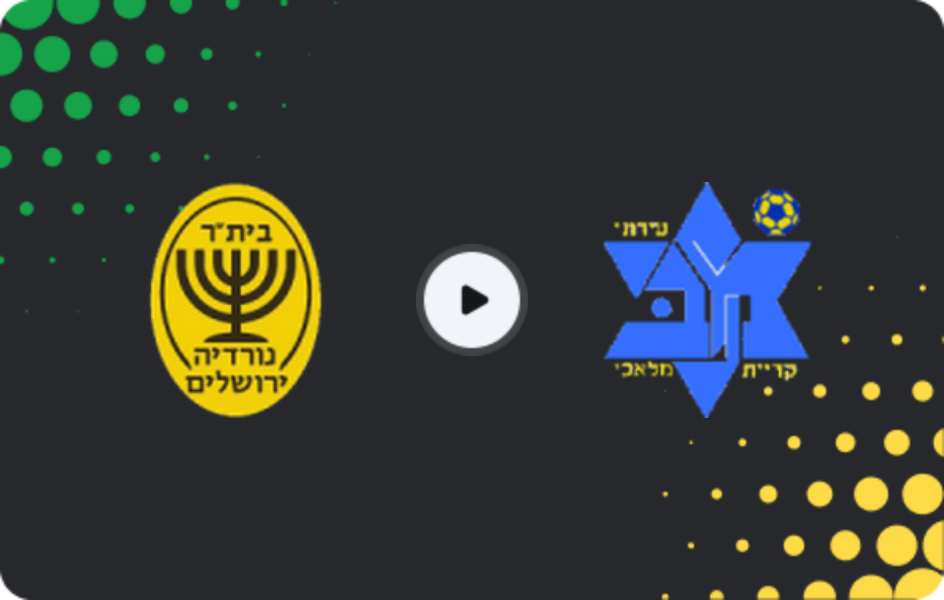 Where to watch Nordia Jerusalem — Maccabi Kiryat Malachi, Liga Alef, 20.03.2026