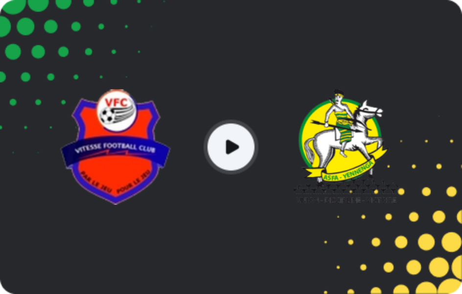 Where to watch Vitesse — ASFA-Yennenga, Ligue 1, 20.03.2026