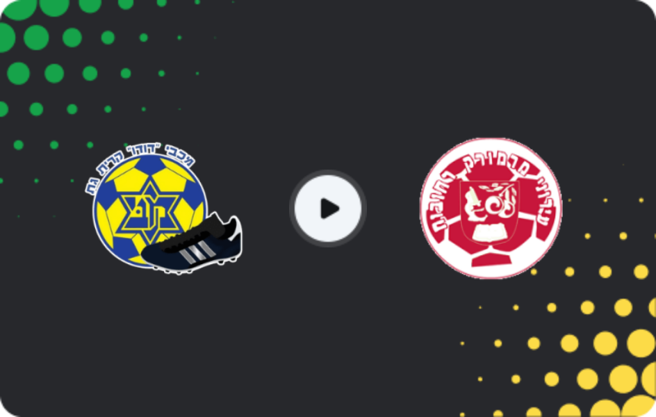 Where to watch Maccabi Kiryat Gat — Hapoel Marmorek, Liga Alef, 21.03.2026