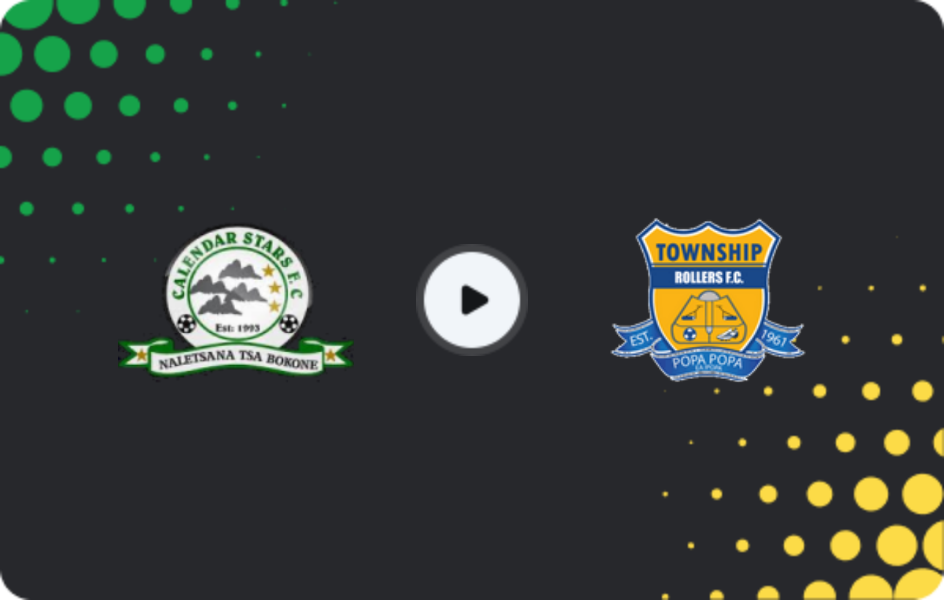 Where to watch Calendar — Township Rollers, Premier League, 21.03.2026