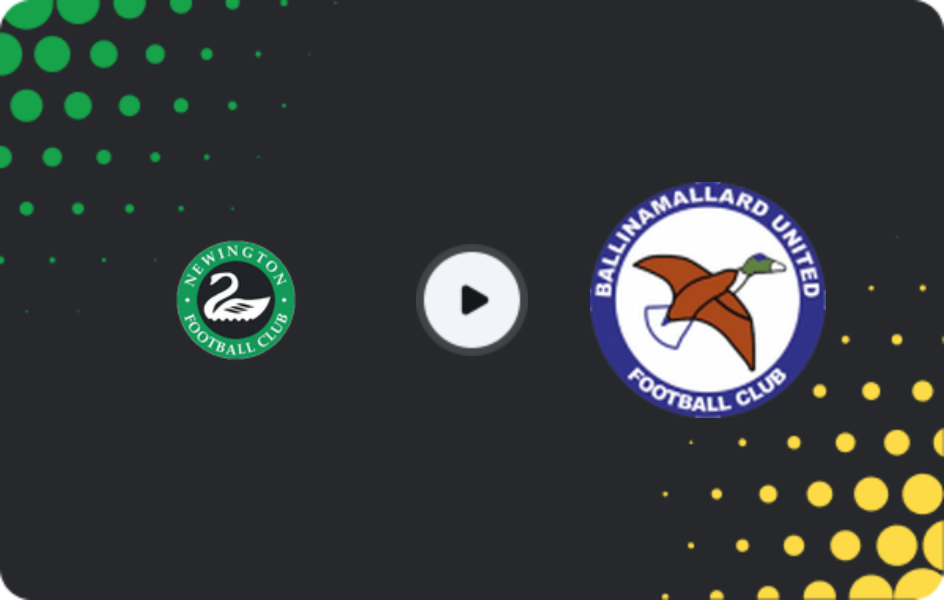 Where to watch Newington Youth — Ballinamallard United, Championship, 21.03.2026