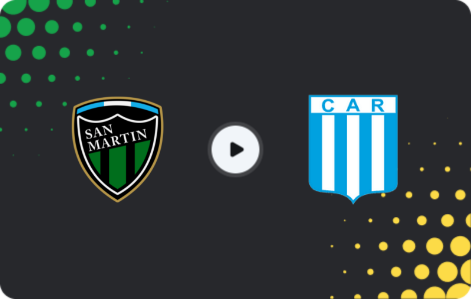 Where to watch San Martin S.J. — Racing Cordoba, Primera Nacional, 28.03.2026