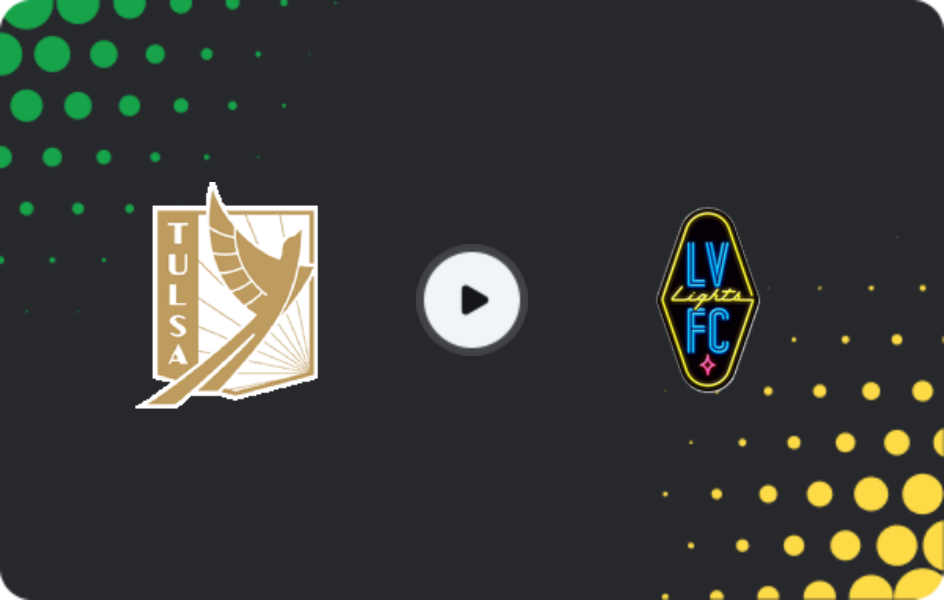 Where to watch FC Tulsa — Las Vegas Lights, USL Championship, 21.03.2026