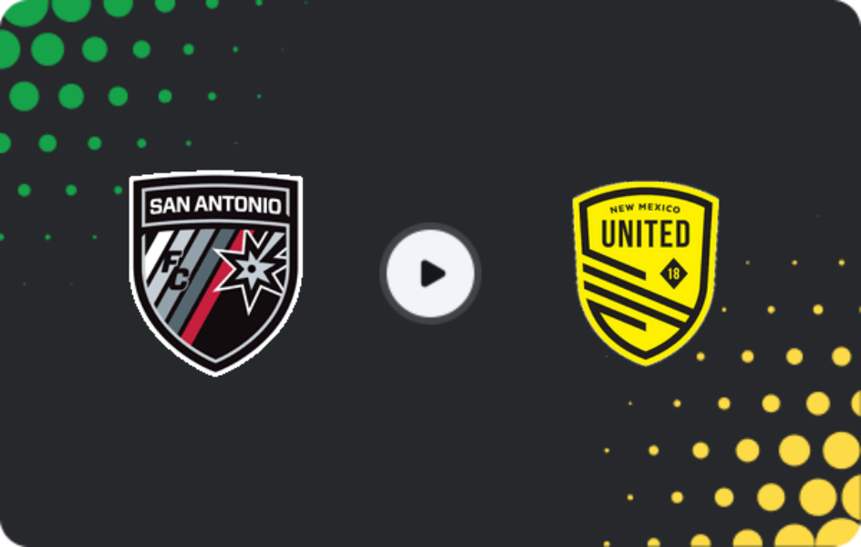 Where to watch San Antonio — New Mexico United, USL Championship, 21.03.2026