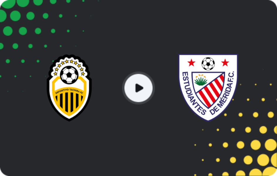 Where to watch Deportivo Tachira — Estudiantes de Merida, Primera División, 21.03.2026