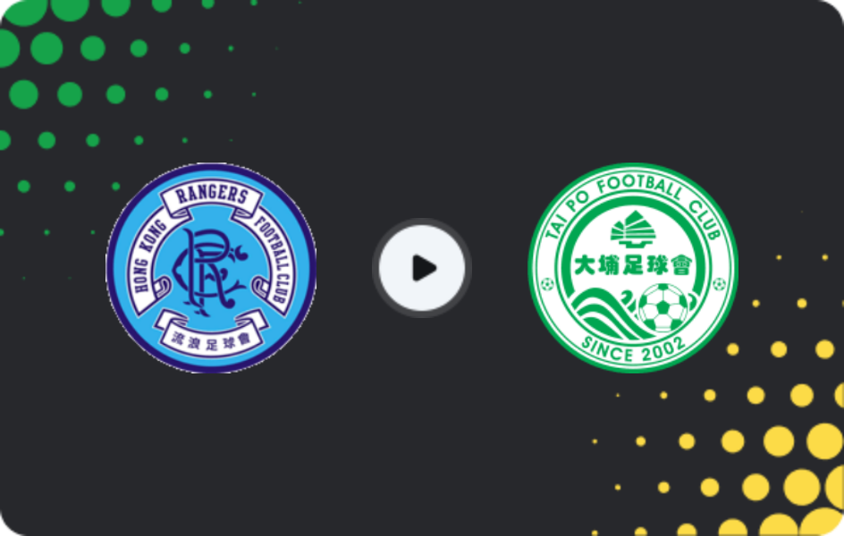 Where to watch BC Rangers — Wofoo Tai Po, Premier League, 22.03.2026