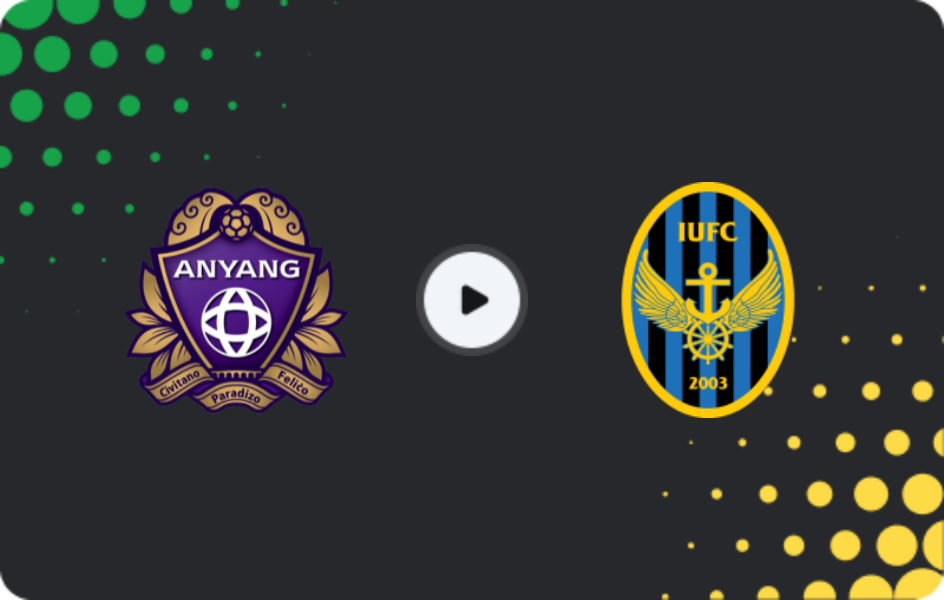 Where to watch FC Anyang — Incheon United, K-League 1, 22.03.2026