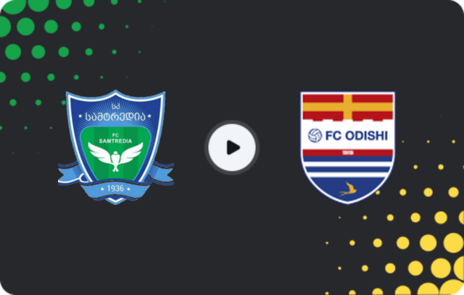 Where to watch Samtredia — Odishi 1919, Erovnuli Liga 2, 22.03.2026