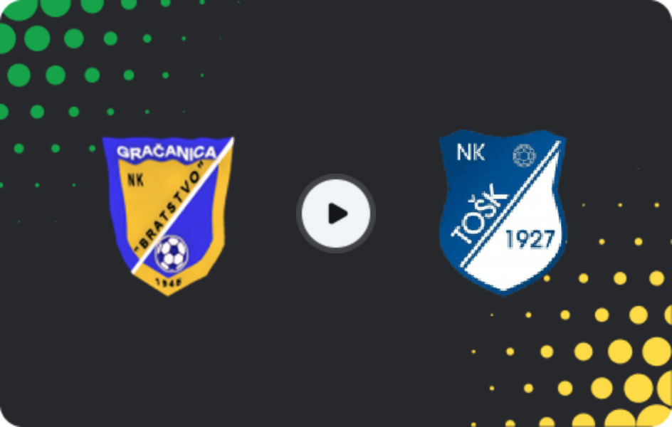 Where to watch Bratstvo Gračanica — TOŠK Tešanj, 1st League - FBiH, 22.03.2026