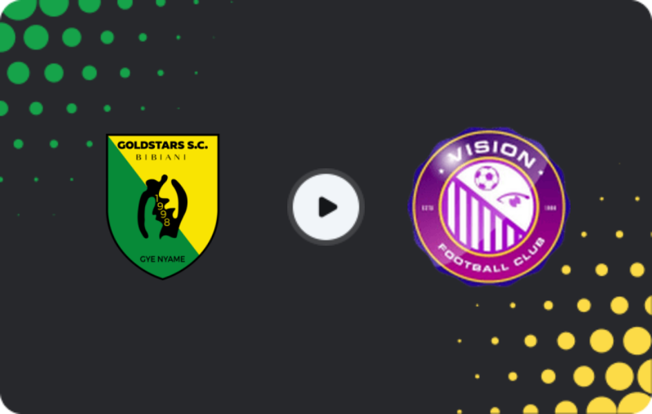 Where to watch Bibiani Gold Stars — Vision, Premier League, 22.03.2026