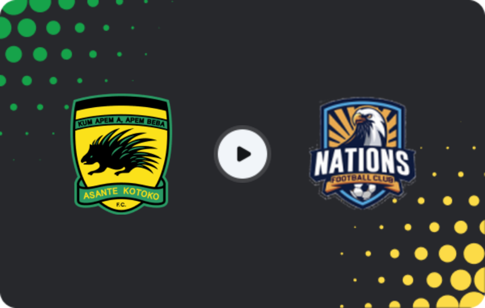 Where to watch Asante Kotoko — Nations, Premier League, 22.03.2026