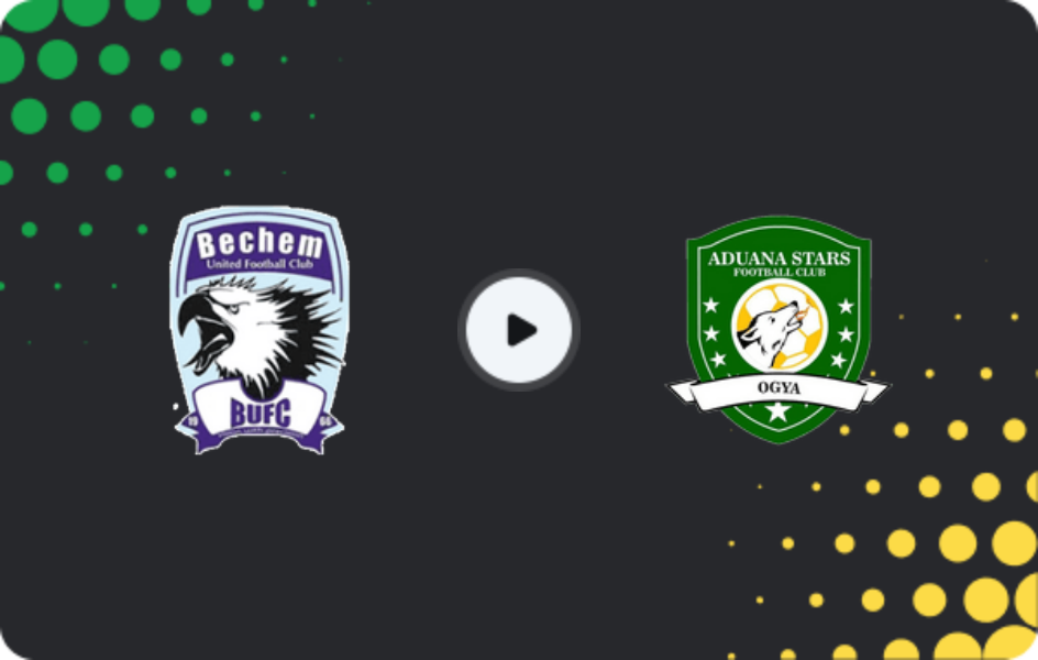 Where to watch Bechem United — Aduana Stars, Premier League, 22.03.2026