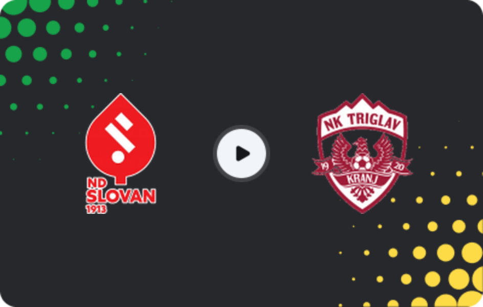 Where to watch Slovan Ljubljana — Triglav, 2. SNL, 22.03.2026