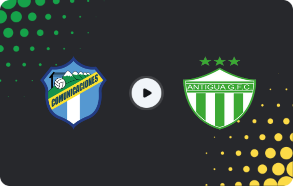 Where to watch Comunicaciones — Antigua GFC, Liga Nacional, 22.03.2026