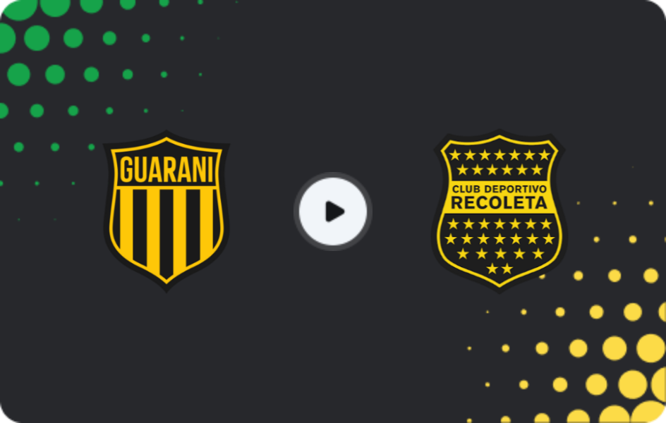 Where to watch Guarani — Deportivo Recoleta, Division Profesional - Apertura, 22.03.2026