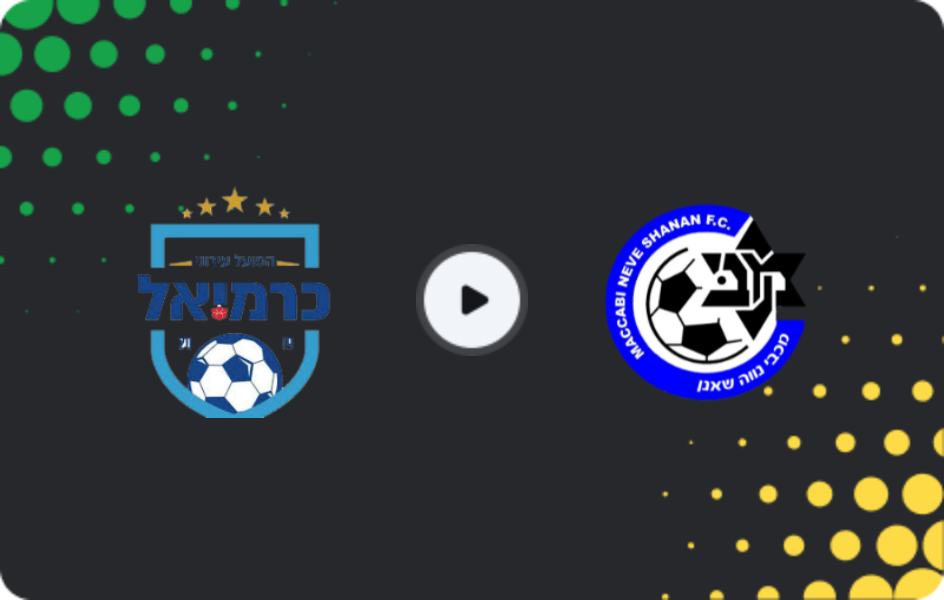 Where to watch Hapoel Ironi Karmiel — Maccabi Neve Sha'anan, Liga Alef, 27.03.2026