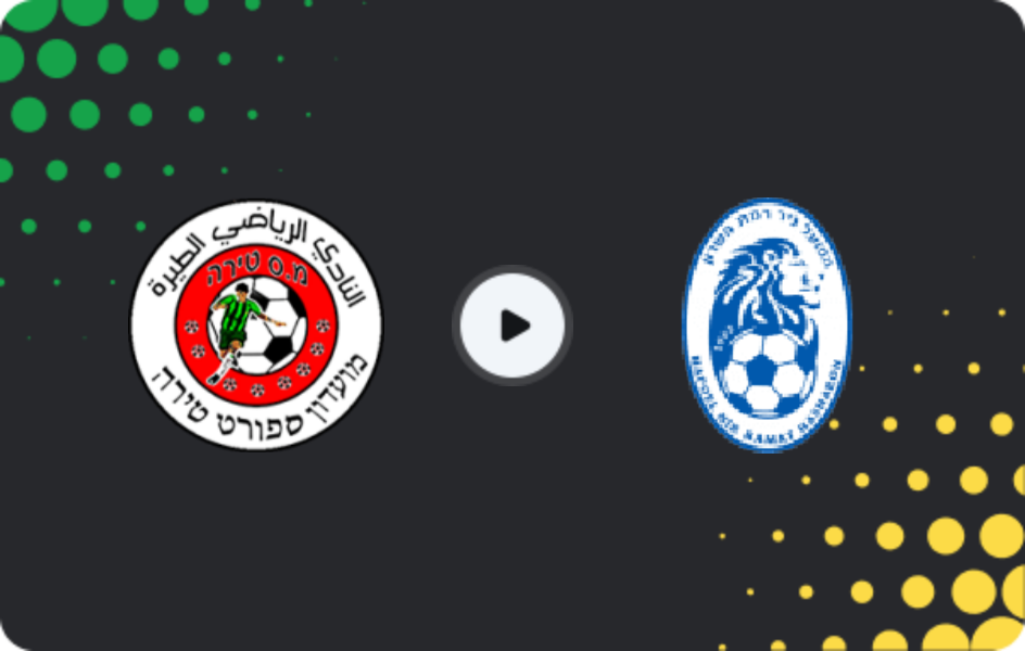 Where to watch Tzeirey Tira — Hapoel Ramat HaSharon, Liga Alef, 27.03.2026