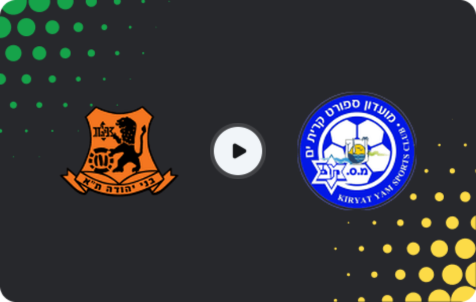 Where to watch Bnei Yehuda — Kiryat Yam SC, Liga Leumit, 27.03.2026