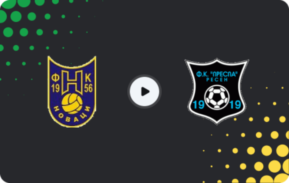 Where to watch Novaci — FK Prespa Resen, Second League, 28.03.2026