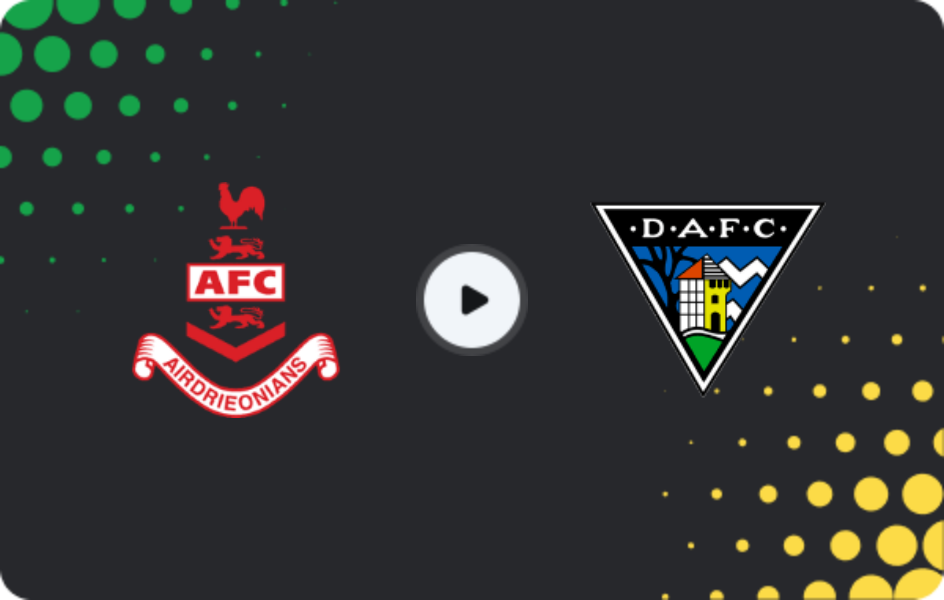 Where to watch Airdrie United — Dunfermline, Championship, 28.03.2026