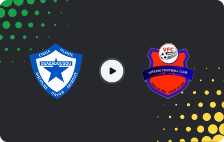 Where to watch Etoile Filante — Vitesse, Ligue 1, 28.03.2026