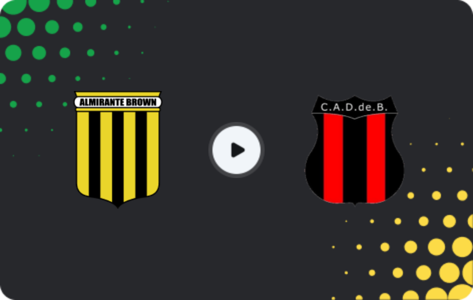 Where to watch Almirante Brown — Defensores De Belgrano, Primera Nacional, 04.04.2026