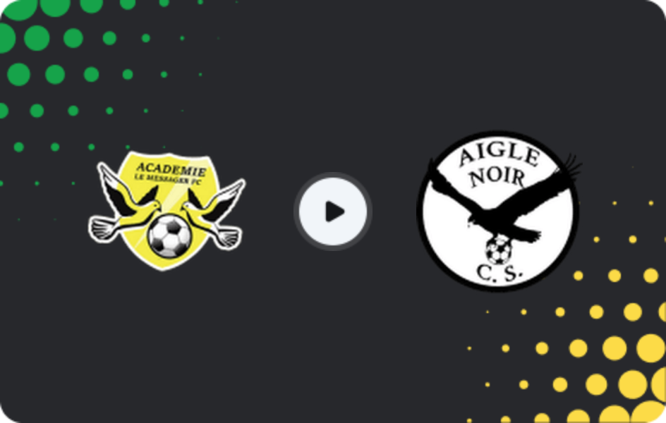 Where to watch Le Messager Ngozi — Aigle Noir, Ligue A, 29.03.2026