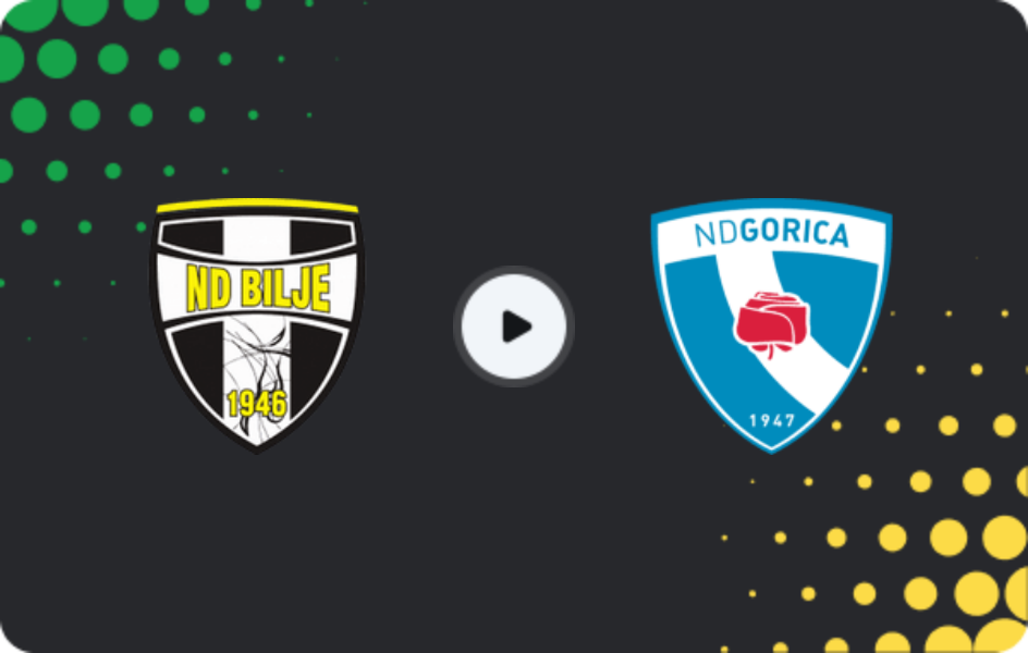 Where to watch Bilje — Gorica, 2. SNL, 29.03.2026